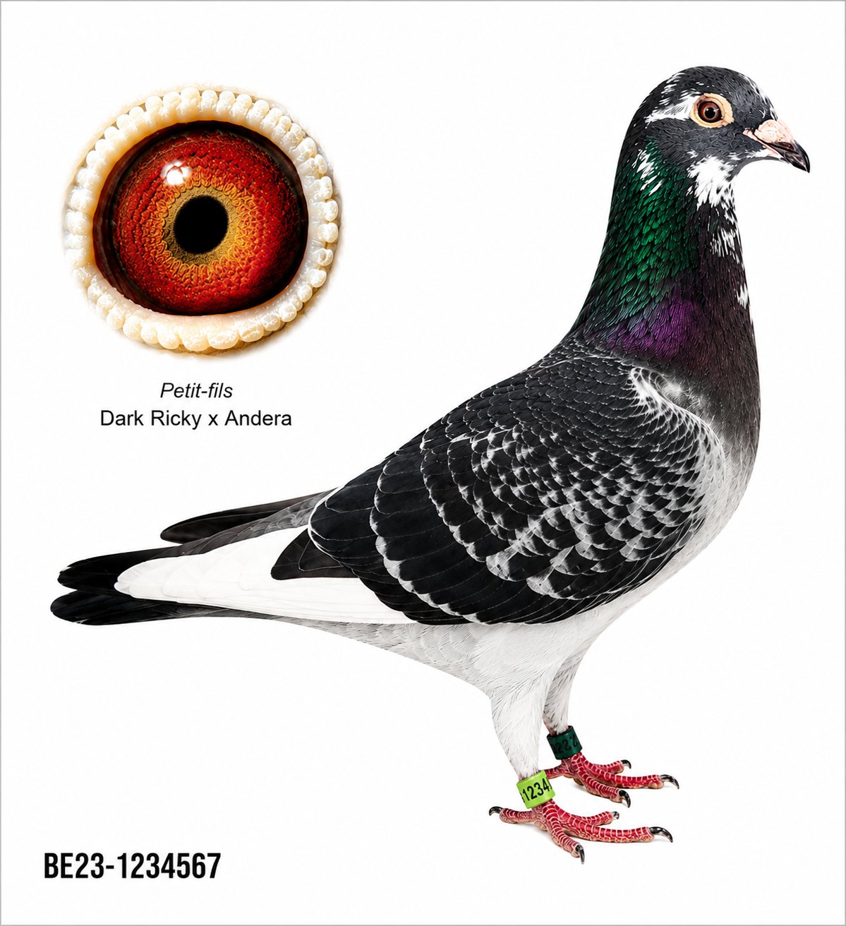 Photo du pigeon TEST
